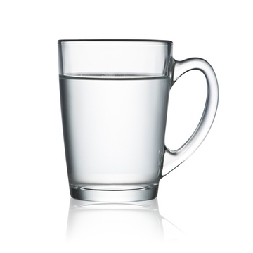 乐美雅全钢化玻璃杯独享马克杯320ml2只装H2370-2
