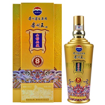 茅台 贵州王系列 金樽典藏8年辉煌 52度500ml