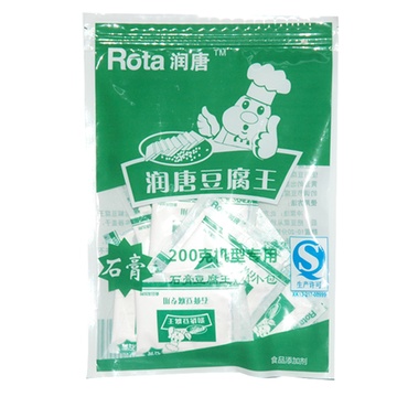 润唐家用豆腐机凝固剂 豆腐王 豆腐脑 石膏豆腐