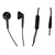 皮尔卡丹PLE003立体声有线耳机 入耳式 适用苹果/三星/小米 带耳麦(黑色)