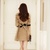 苏醒的乐园 2013秋装新款 韩版女装淑女显瘦风衣外套FY164(驼色 S)第2张高清大图