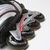 中性黑红铝支架PU轮成人专业直排轮滑鞋 IF-015  41码第2张高清大图