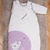 母之恋0-3岁宝宝纯棉睡袋105cm 精梳面料柔软舒适 春秋冬款(紫色小熊)