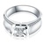 钻石快线 18K白金钻戒 男士钻石结婚戒钻石饰品定制J4B17A2N-24第2张高清大图