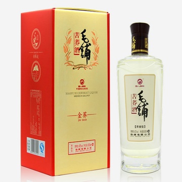 500ml42度毛铺苦荞酒金荞