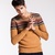 KOOL2013新款圆领羊毛衫 提花反做 弹力修身厚款羊毛针织衫(土黄色 M)