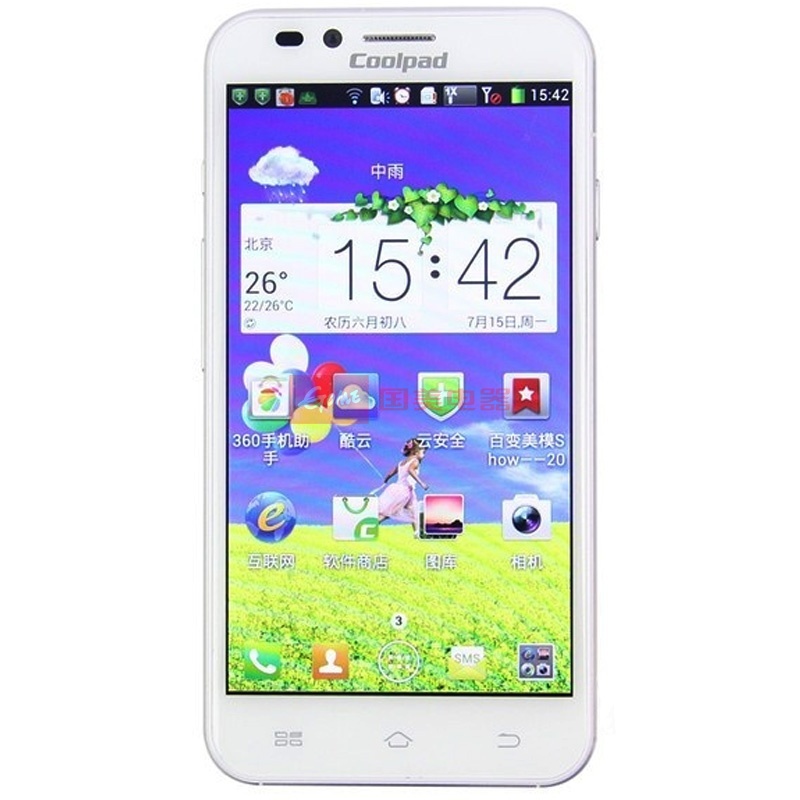 0 CDMA电信3G 双卡双模四核4.5英寸智能机(