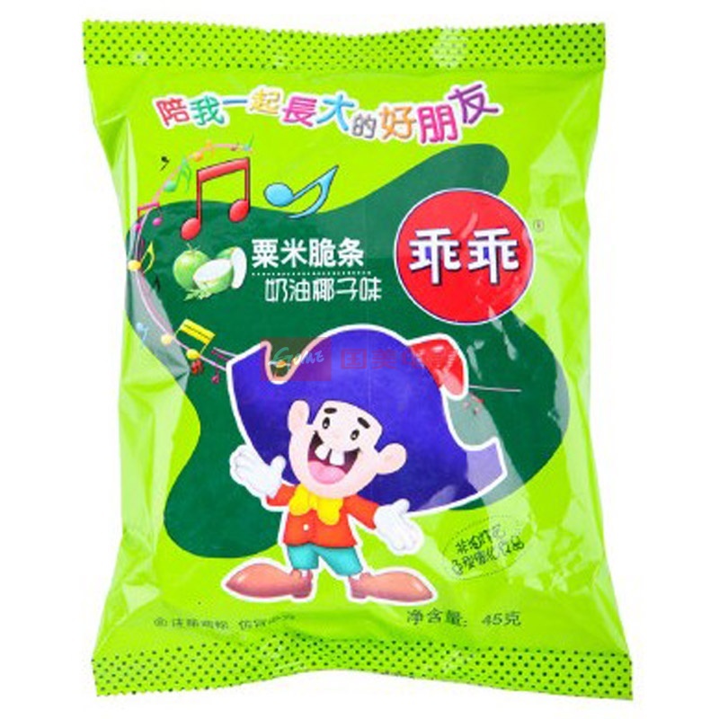 乖乖栗米脆条(奶油椰子味 45克x5袋)