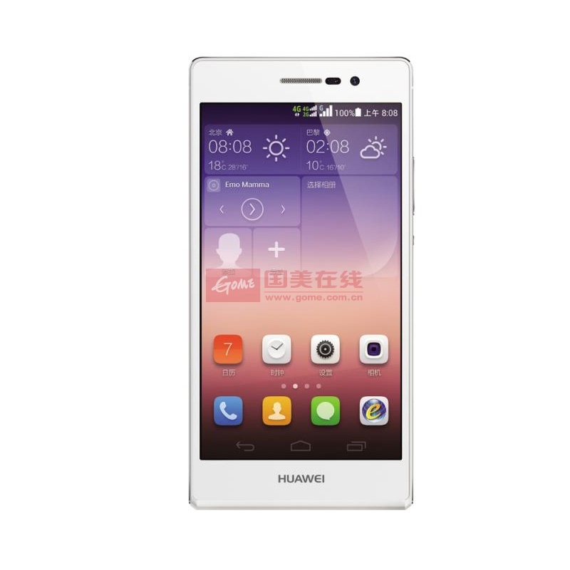 华为(huawei) ascend p7-l09 双卡双待 电信4g智能手机(白色 合约机