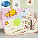 迪士尼（Disney）宝宝日记单层云毯 毛毯 盖毯子(维尼)