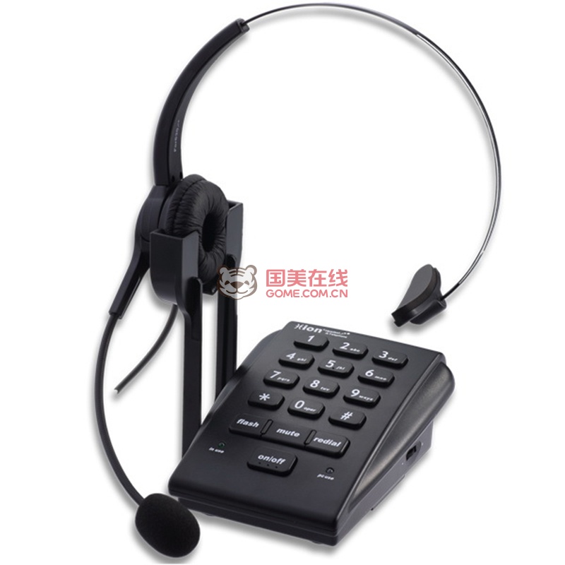 电话营销系统CRM贝恩ICC301耳机电话机录音