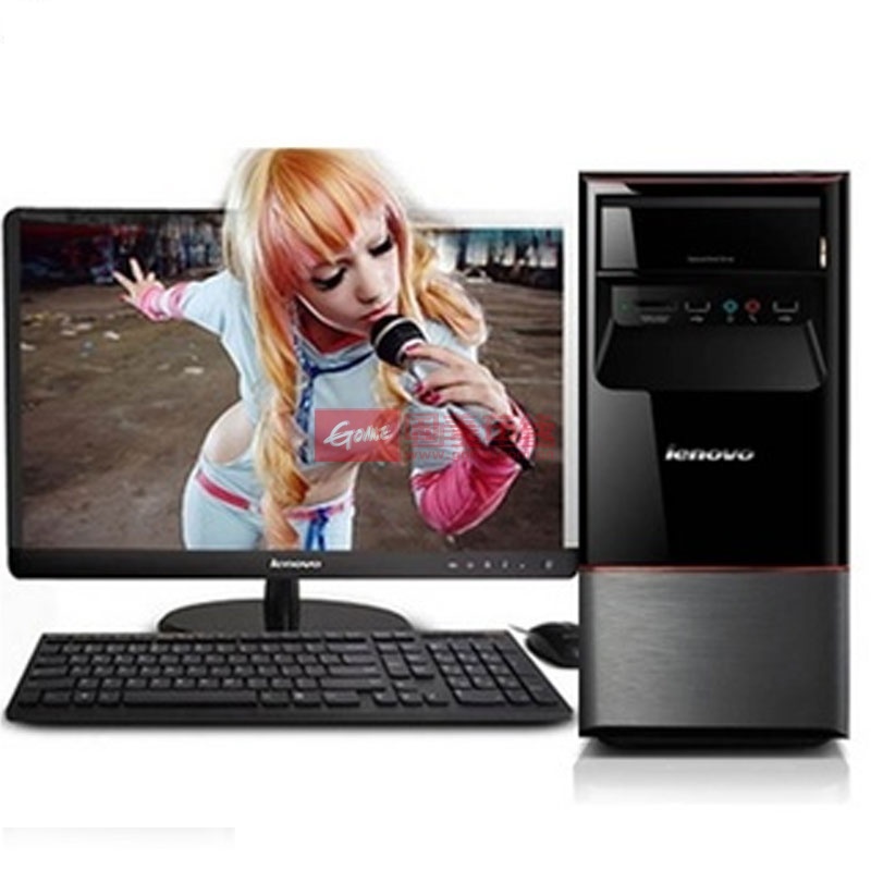 台式电脑联想lenovoh51520寸家用台式机电脑自带正版win8h515e125002