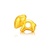 珂兰钻石 999千足金黄金3D硬金十二生肖系列转运珠手链(鼠 鼠0.7-0.8克)第2张高清大图