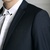 蘭菁（LAN）男士商务休闲西服套装 韩版修身结婚礼服三件套 绅士一粒扣小西装JD-A440-XY69(藏青色 L)第5张高清大图
