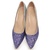 AICCO 春季亮片女高跟鞋时尚高跟鞋女单鞋拼色女鞋995-30(紫银 39)第5张高清大图