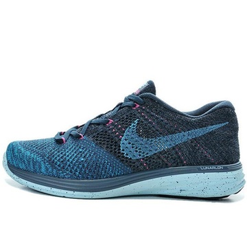 nike耐克 lunarglide男鞋女鞋登月6代跑步鞋运动鞋654156(黑蓝 42)