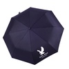 BLACK EAGLE 黑鹰 超大 三折雨伞 全自动 防风太阳伞