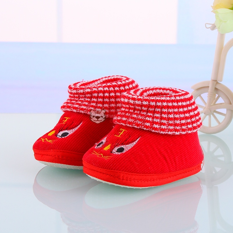 新款儿童棉鞋男女宝宝软底学步鞋冬季婴幼儿宝