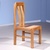 森岳家具 餐椅椅子办公椅 现代中式原木实木金丝柚木 Y303第4张高清大图