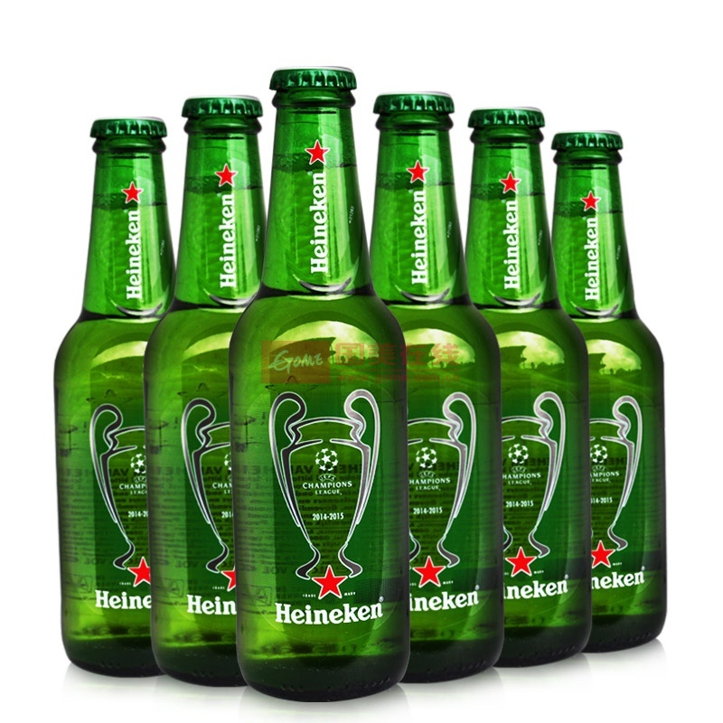 荷兰进口喜力啤酒 赫尼根啤酒 皮尔森啤酒 欧冠纪念版