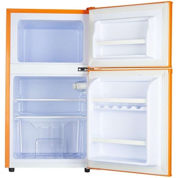 RA)BCD-102 102L家用冷藏冷冻双门小冰箱 橙