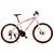 永久山地自行车YT021型 双碟刹 禧玛诺21速 铝合金刀圈(白桔色)