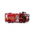 儿童合金玩具车 1：87 消防车模型 声光音乐玩具车 仿真合金消防车 回力消防救援车汽车模型 7911(37号水炮车（红）)第4张高清大图