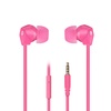 ULDUM U607 魔音面条耳机 入耳式手机线控耳塞 苹果三星小米通用耳机音乐耳机(粉红色)