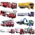 合金工程车模消防车卡车货运车装卸车汽车模型儿童玩具(625014登高消防车)第2张高清大图