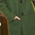 2015秋冬韩版时尚新款中长毛呢大衣长款翻领外套(军绿色 XL)第4张高清大图
