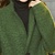 2015秋冬韩版时尚新款中长毛呢大衣长款翻领外套(军绿色 XL)第5张高清大图