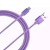 苹果iphone5 5s数据线 iphone6 6s ipad4 ipad5 ipadmini充电数据线(紫色)第4张高清大图