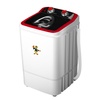 YOKO XPB72-718  7.2公斤单桶小型迷你洗衣机 带脱水甩干半全自动 可洗床单被套(红色)