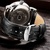 宾格（BINGER）手表男士商务休闲腕表全自动机械表镂空防水皮带腕表(本色白盘 其他)第5张高清大图