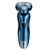 超人剃须刀电动充电式USB智能充电3D浮动剃须(淡蓝)