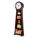 汉时钟表 实木落地钟客厅欧式复古立钟座钟创意收纳摆钟机械钟HG635(棕色 其他)
