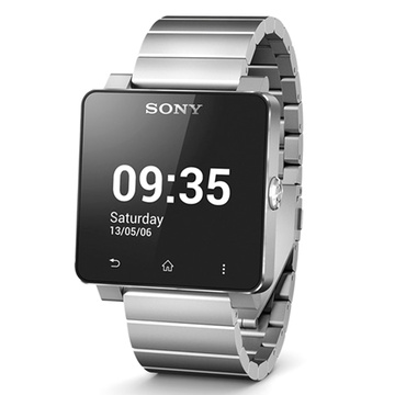 索尼(sony)smartwatch2 sw2智能手表(金属)(银色)