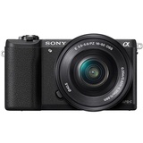 索尼（SONY）ILCE-5100L 微单套机 黑色（16-50mm镜头 2430万像素 a5100/α5100）赠：16G存储卡一张