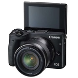 佳能数码相机EOSM3(EF 18-55 IS STM)套装黑