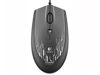 罗技（Logitech）910-002545 G100游戏鼠标（银黑色）