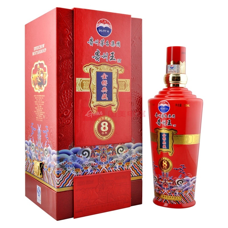 【茅台白酒图片】52度 茅台集团 金樽典藏8年尊典 500ml 浓香型白酒
