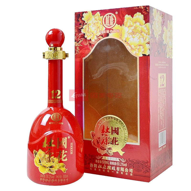 2°国花杜康盛世 12年 500ml图片展示-国美在线尚订网官方旗舰店