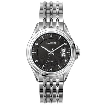 名古城 nakzen 日本名表 男士钢带机械手表6019g(钢带黑面)价格(怎么