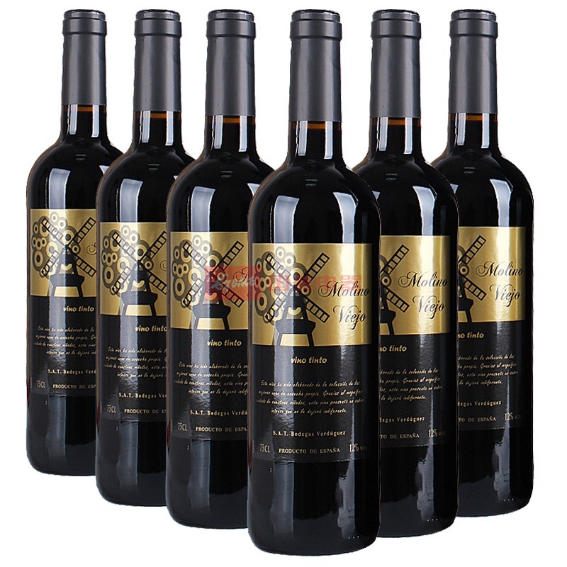 【老磨坊葡萄酒图片】 西班牙红酒 原瓶进口 老磨坊干红葡萄酒 贵族