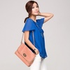短袖直筒 2013新款韩版大码橙色雪纺女装夏季休闲特价短袖直筒T恤(蓝色 M)