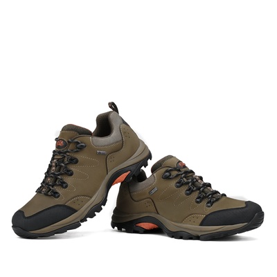 merrto迈途男士登山鞋 夏季新款真皮防水防滑透气户外徒步鞋鞋子m1