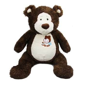 毛绒玩具公仔娃娃 泰迪熊抱抱熊 大棕熊 小熊 大毛熊(深棕色 49.0)