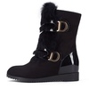 麦高 2013冬季新款女鞋 时尚保暖棉靴毛靴 C27902(黑色 35)