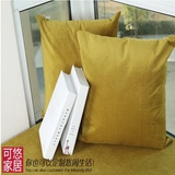 方形  抱枕  腰枕  靠枕  绒布(中国红 富贵紫 玫红情  苹果白 质 60x60cm)