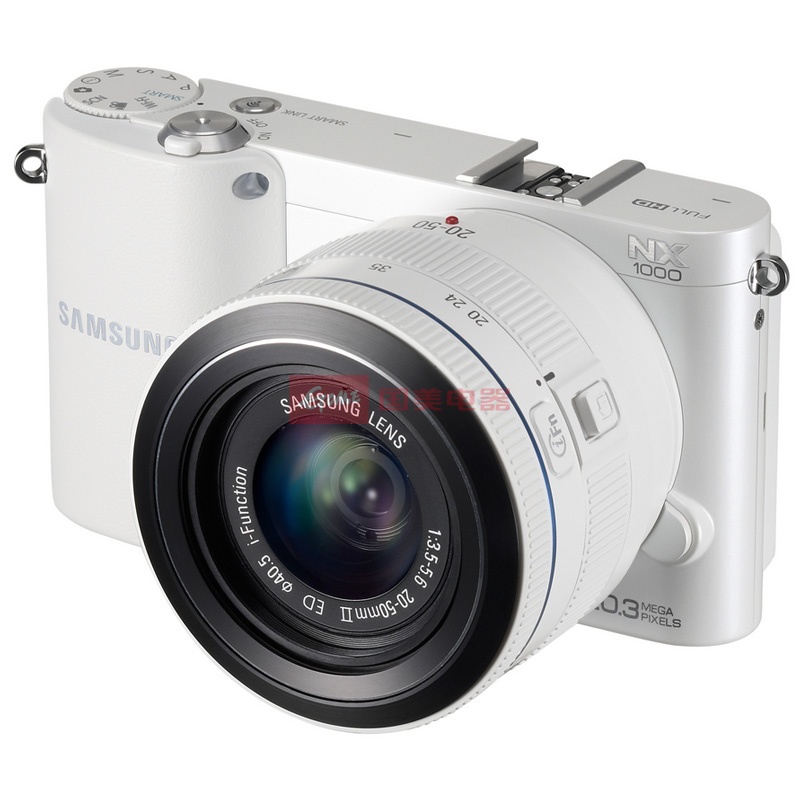 三星(samsung) nx1000 套机20-50mm 数码微单相机 wifi(白色 官方标配